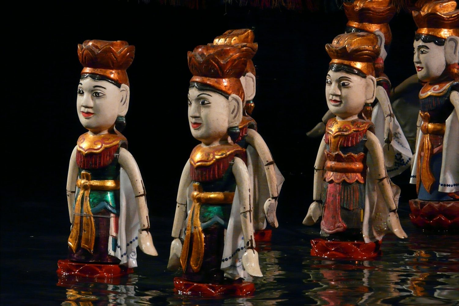 Vattendockor Hanoi Vietnam