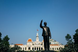Stadshuset Ho Chi Minh-staty Saigon Vietnam