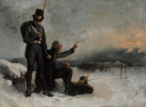 1809 års krig målning