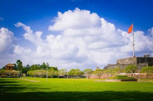 Flaggtorn Citadellet Hue Vietnam