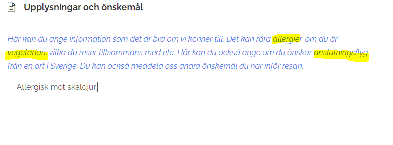 Skärmklipp bokning 8