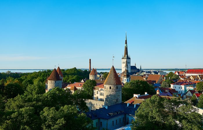 Stadskärna Gamla stan Tallinn Estland