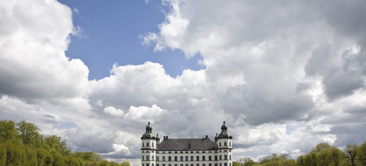 Skokloster uppfart Uppland Sverige