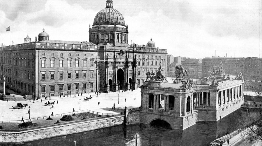 Berlins stadsslott 1900 Berlin Tyskland Berlins stadsslott 1900 Berlin Tyskland