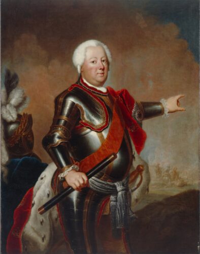 kung Fredrik Wilhelm I av Preussen Tyskland