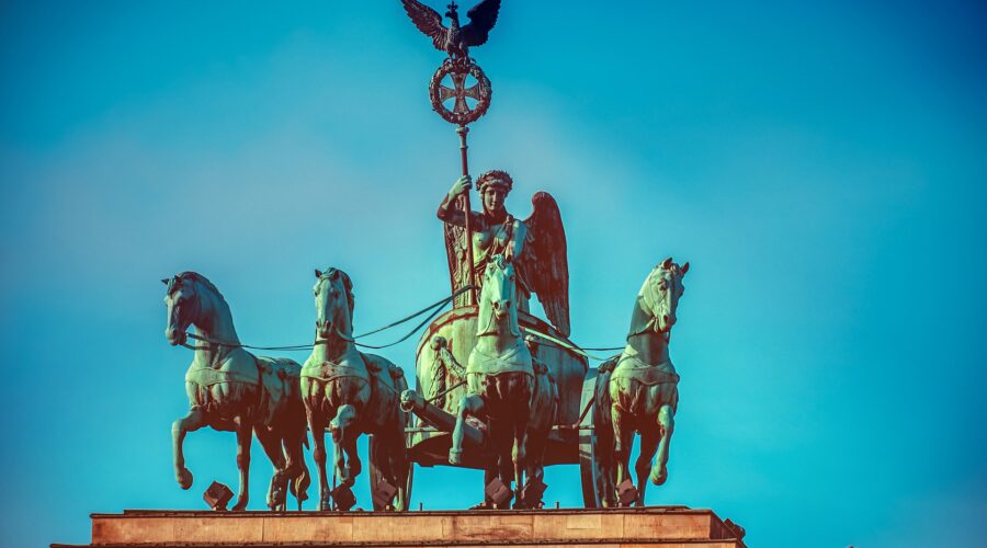Brandenburger Tor quadriga Berlin Tyskland Brandenburger Tor quadriga Berlin Tyskland
