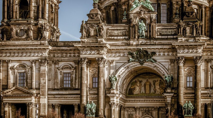 Berlins domkyrka detalj exteriör Berlin Tyskland Berlins domkyrka detalj exteriör Berlin Tyskland