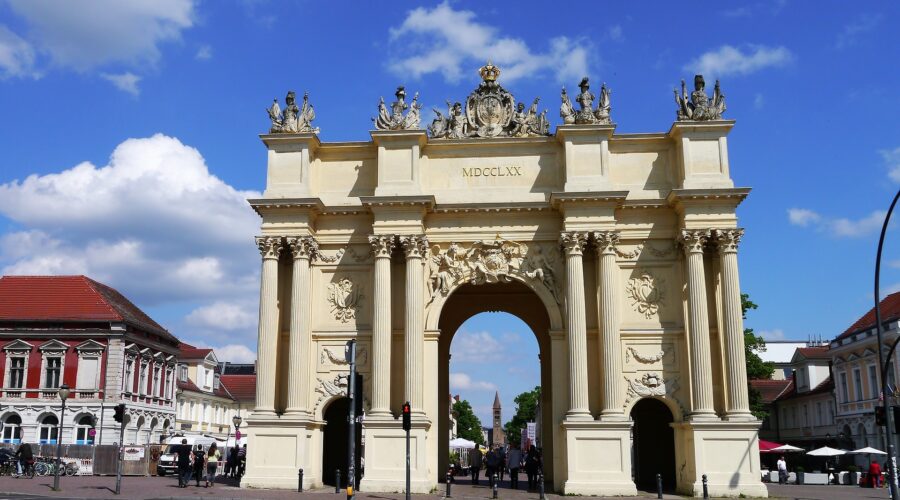 Brandenburger Tor Potsdam Berlin Tyskland Brandenburger Tor Potsdam Berlin Tyskland