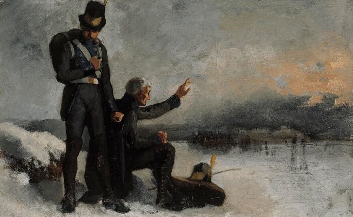 Albert Edelfelt Kohtaus Suomen sodasta